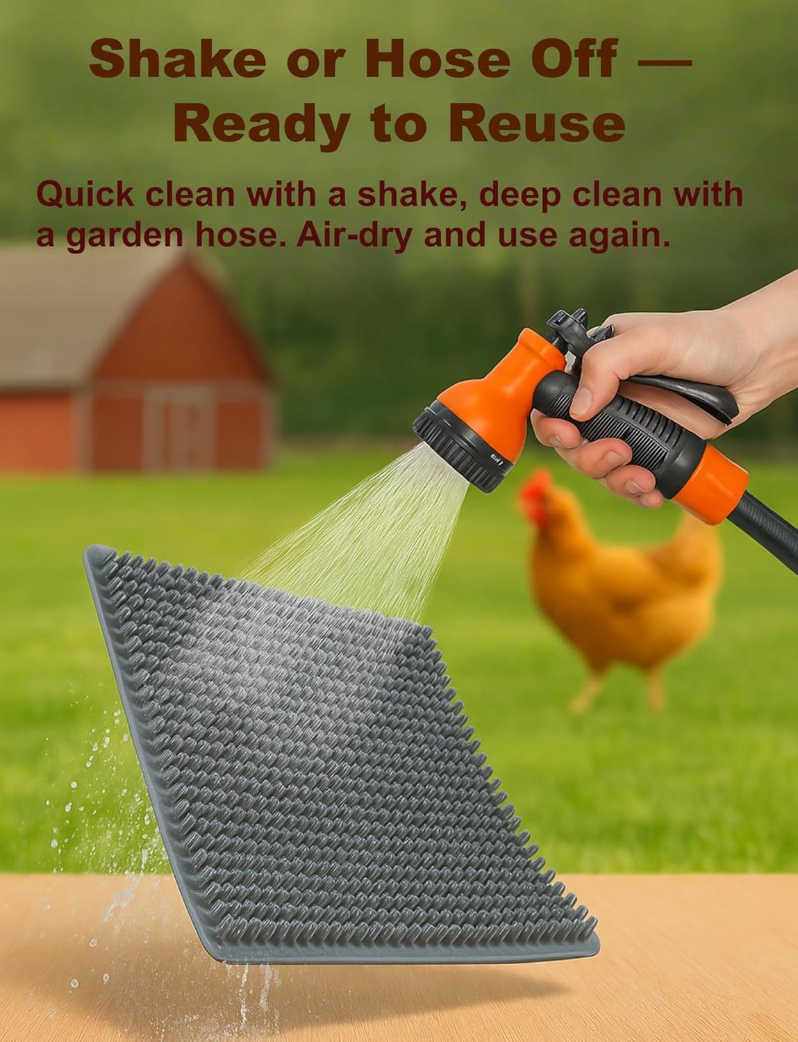 PERZUMI first use pine shavings tip helps hens adjust