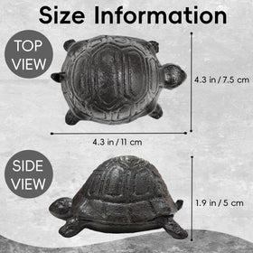 Pesilo turtle key hider on patio complements outdoor decor while concealing a spare key.