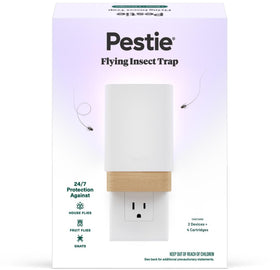 Pestie plug-in fruit fly trap in kitchen catches gnats discreetly