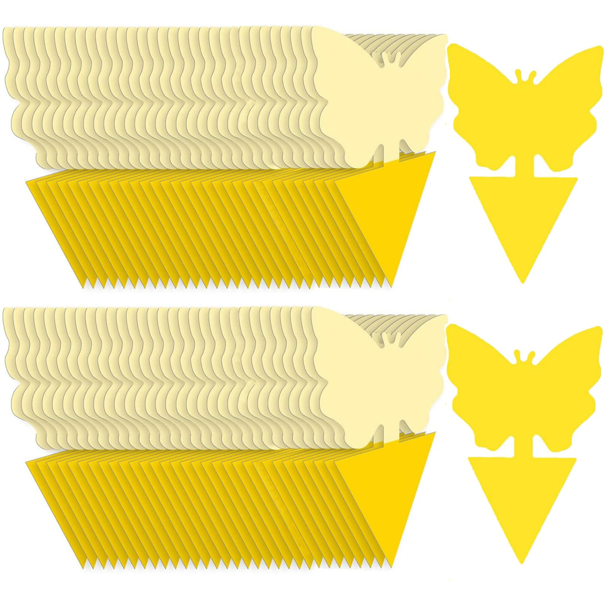 PestMentor 64-pack traps with yellow lure provide odorless pest control for homes.
