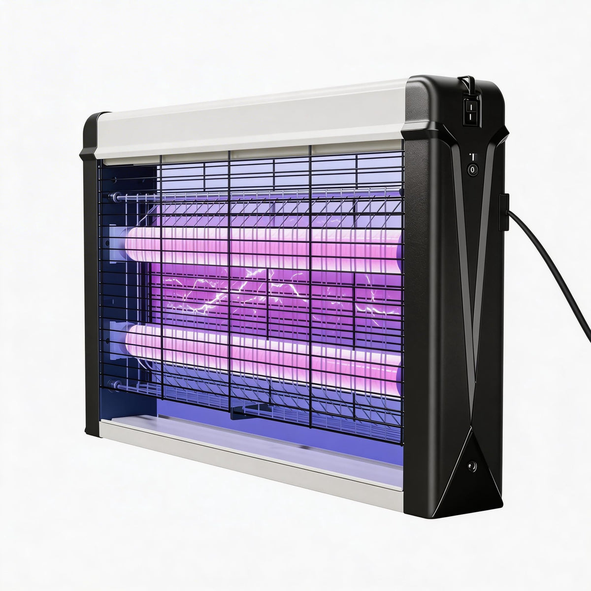 PestMentor Bug Zapper indoors showing 4200V grid for quick pest control.