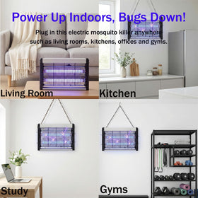 PestMentor indoor restaurant setup demonstrates effective fly trapping
