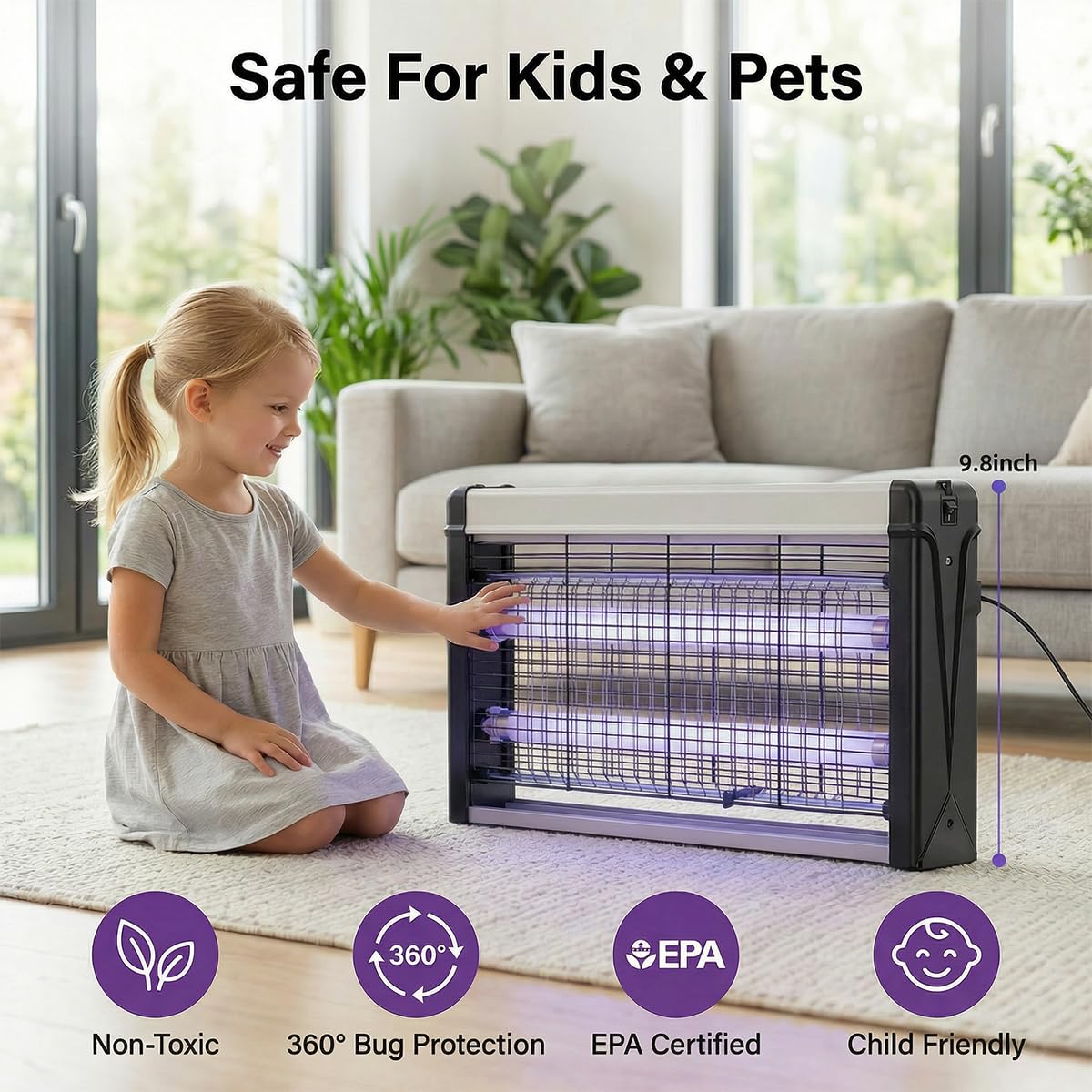 PestMentor protective mesh guard shielding users during operation