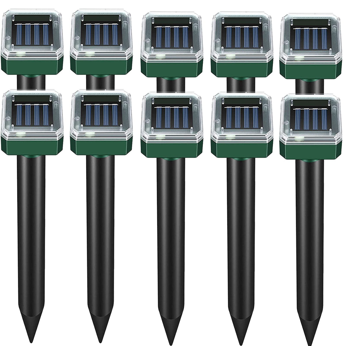 PestMentor Solar Mole Repellent front view for yard protection