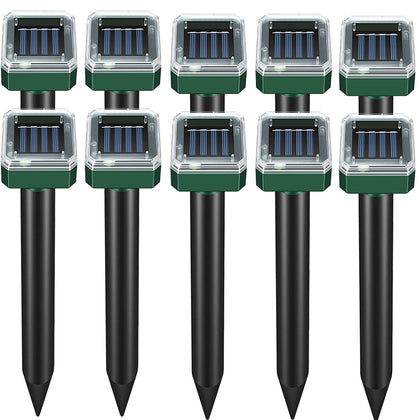 PestMentor Solar Mole Repellent front view for yard protection