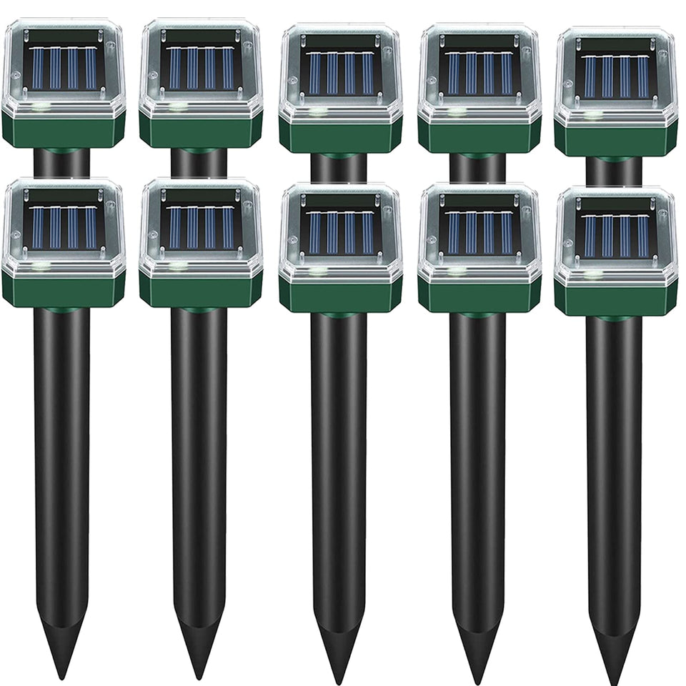 PestMentor Solar Mole Repellent front view for yard protection