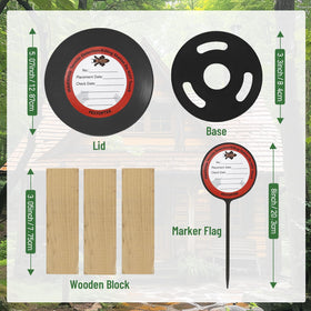 Pestoptek 6-lid pack simplifies installation and quick access