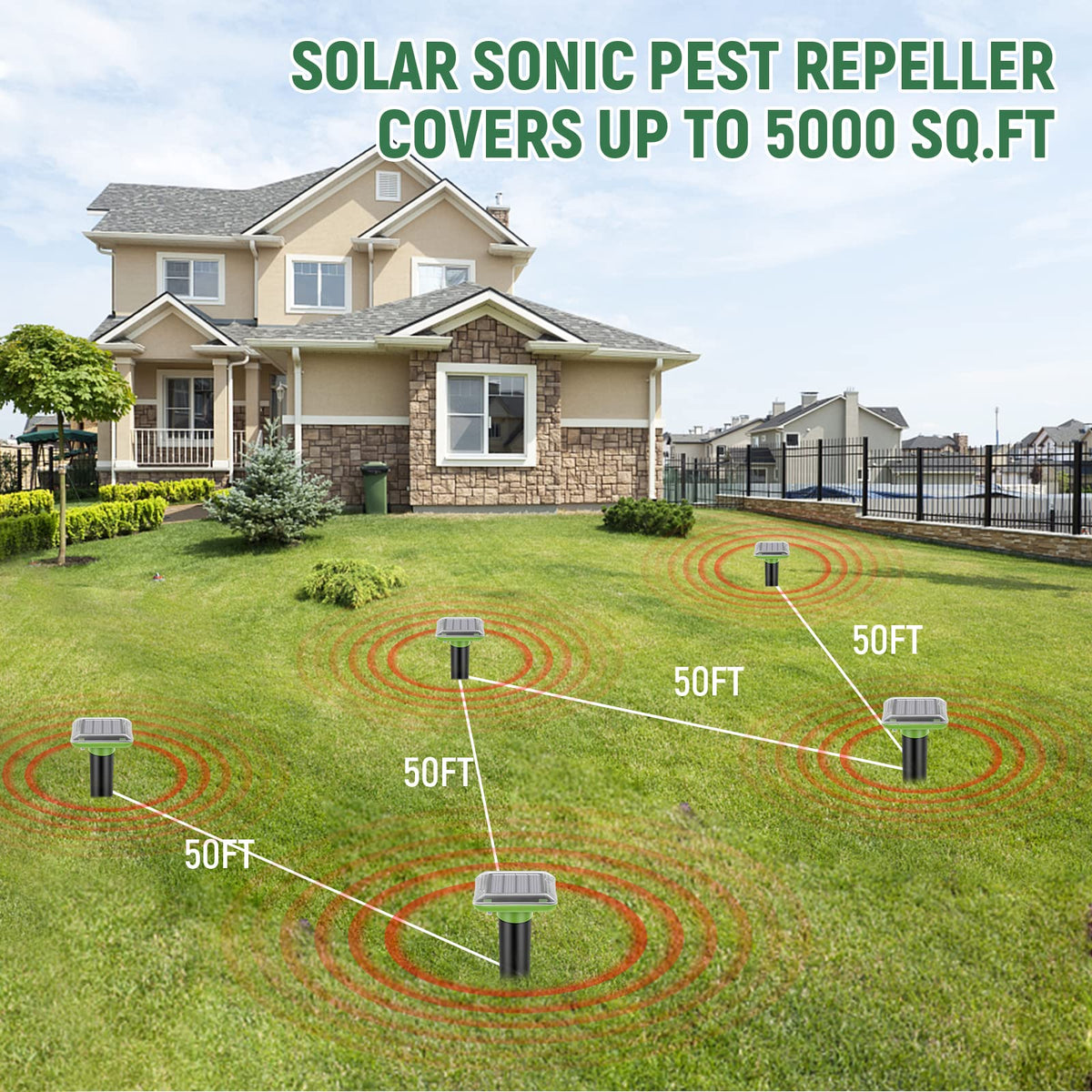 Pestvanish Green Outdoor Deterrent for mole and gopher-free yards.