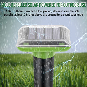 Pestvanish IP65 Waterproof Outdoor Unit stands up to rain while guarding your garden.