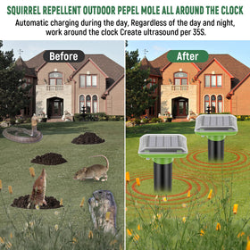 Pestvanish Solar Panel Battery Compact Design provides long-lasting, sun-powered outdoor protection.
