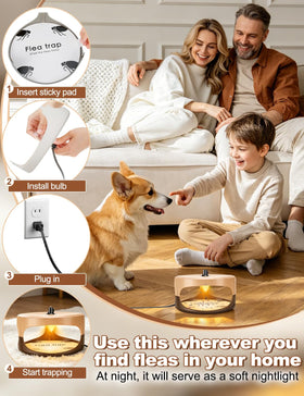 Pestvanish wide application traps fleas bed bugs and other pests around living areas.