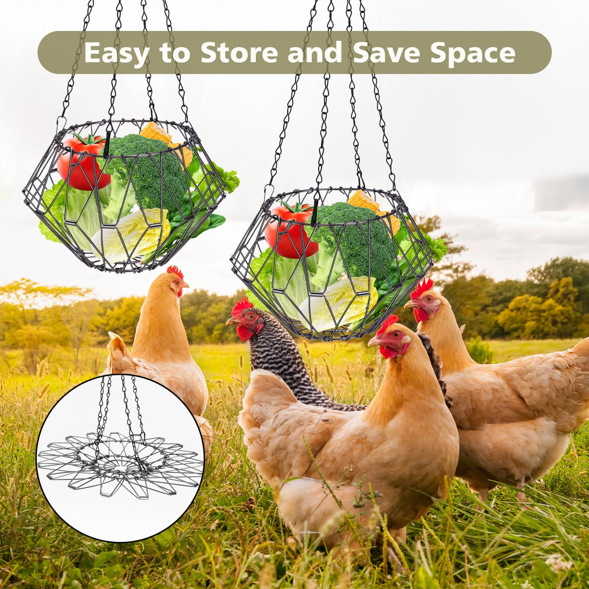 Pet Baby hanging chain adjustable height demonstrates versatile positioning