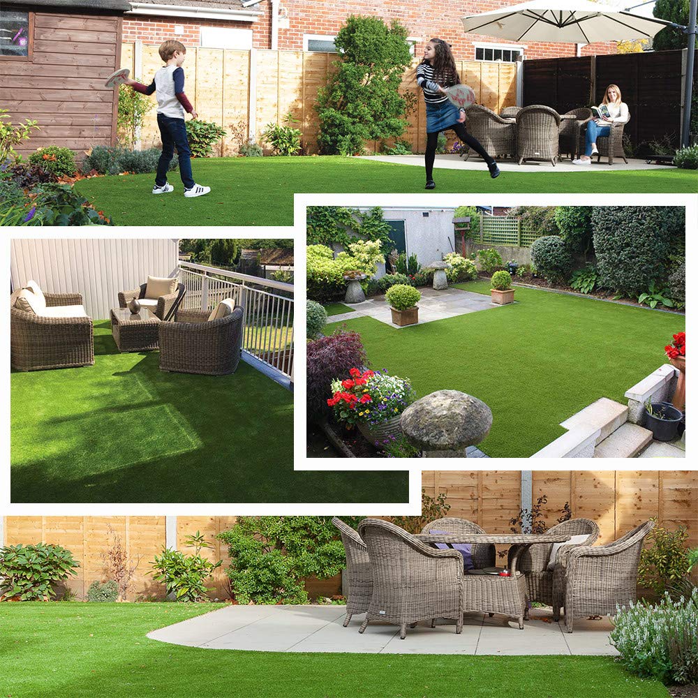 Petgrow dog-friendly turf minimizes mess while offering safe play areas.