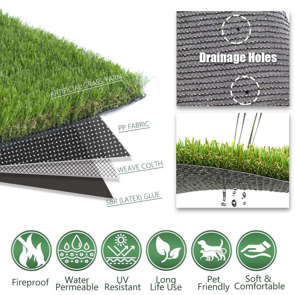 Petgrow eight by ten foot roll suitable for indoor and outdoor decorating.