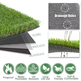 Petgrow eight by ten foot roll suitable for indoor and outdoor decorating.