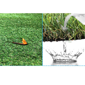 Petgrow grass turf soft thatch detail provides a natural touch underfoot.