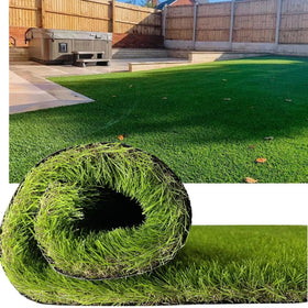 Petgrow luxurious artificial grass with 1.77-inch pile for a soft, premium pet-friendly lawn.
