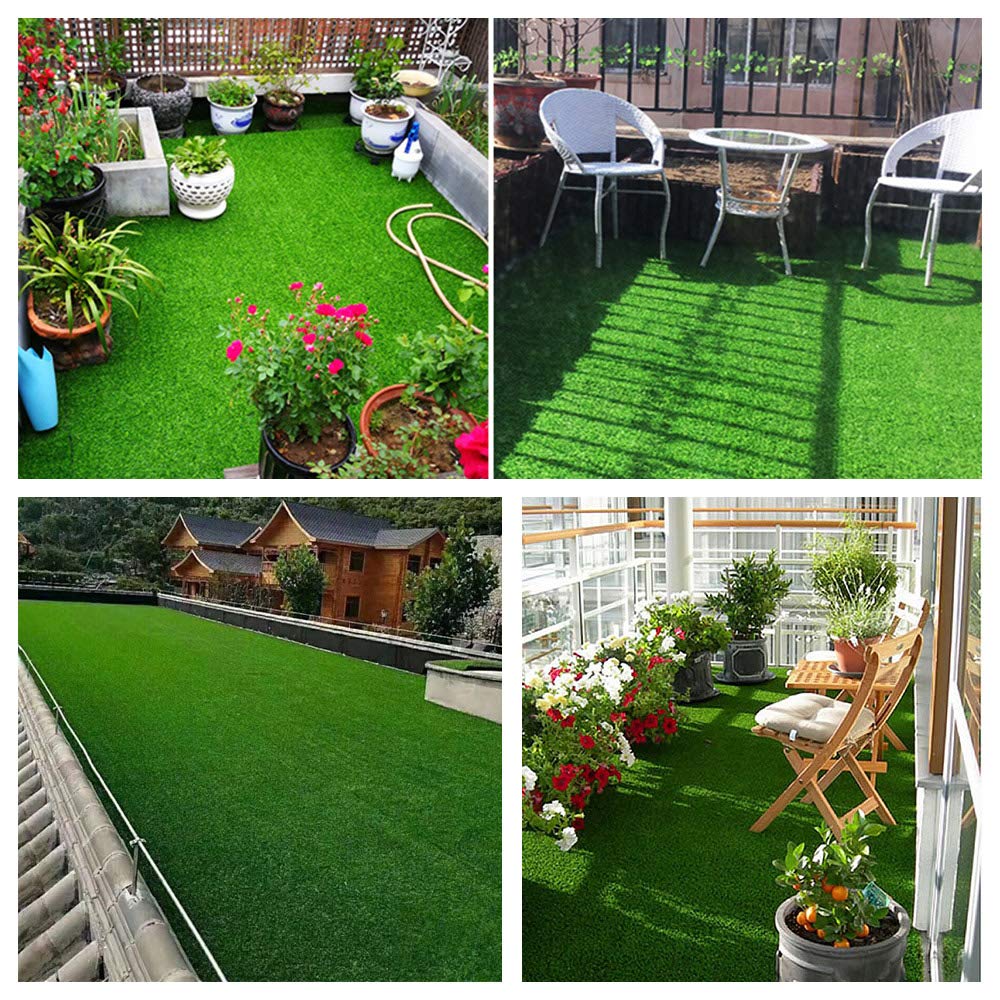 Petgrow synthetic grass with drainage and easy cleaning for pet-friendly homes