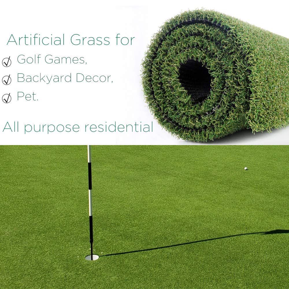 Petgrow Pro putting green drainage holes support quick drying after use