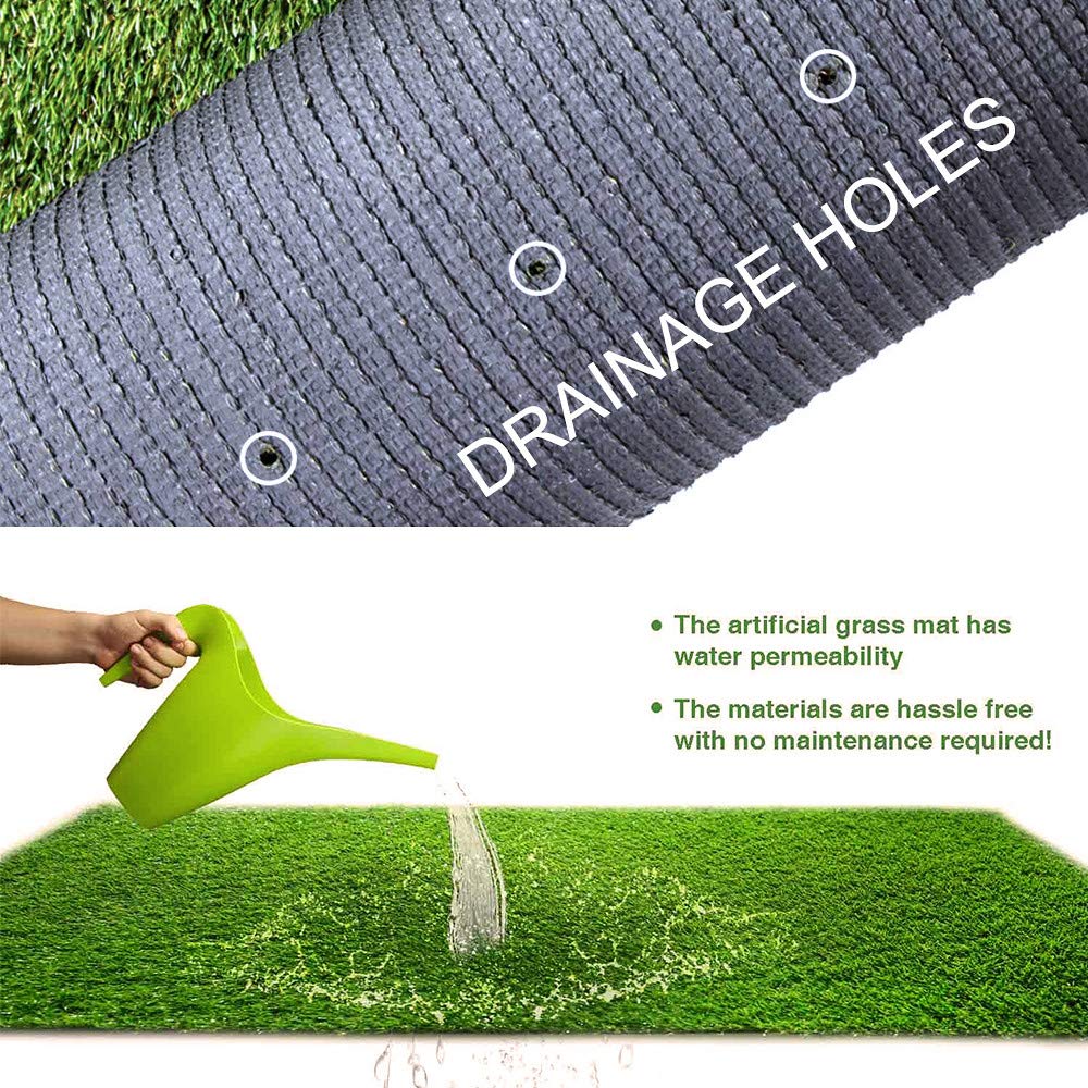Petgrow slip-resistant backing stays in place during active play.