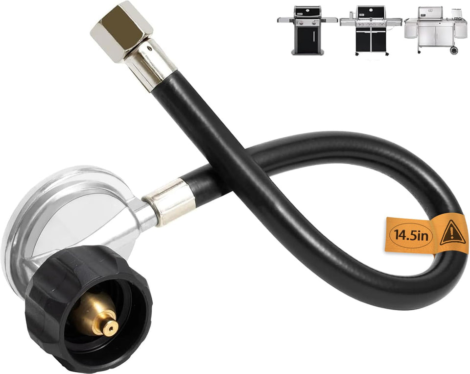 PETKAO 14.5-inch hose and regulator kit for Weber 7501 provides secure connection