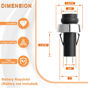 PETKAO 67532 ignition module for Weber GS4, enhances consistent flame start across three burners
