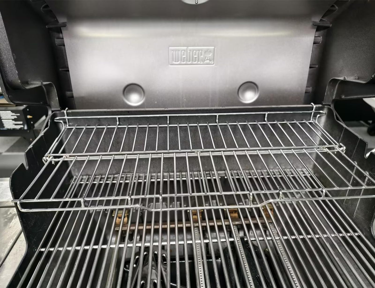 PETKAO compatible warming rack for Weber Genesis II 300 series.