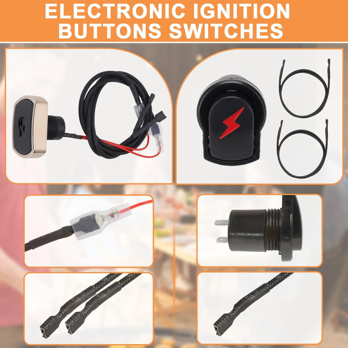 PETKAO DHLG-12 AAA battery cap secures power connection for ignition.