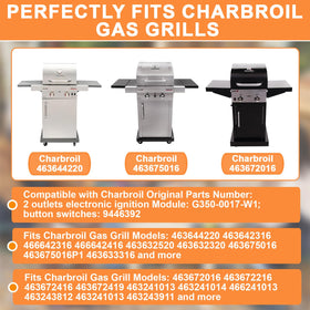 PETKAO DHLG-12 ignition wires extend for reliable grill sparking.