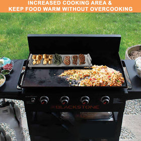 PETKAO easy-clean surface warming rack for quick cleanup.