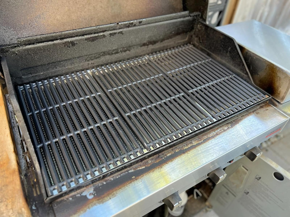 PETKAO emitters in use on a Char-Broil grill for reliable performance