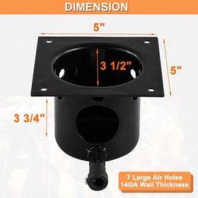 Screws included with PETKAO burn pot for quick installation