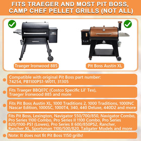 PETKAO Fire Burn Pot for Traeger Ironwood 885 ensures durable enamel protection