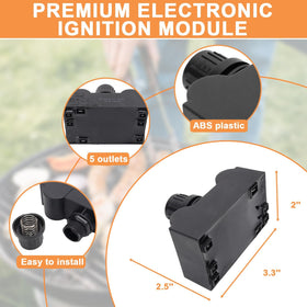 PETKAO five-outlet ignition-kit for Charbroil grills improves reliability during cookouts.