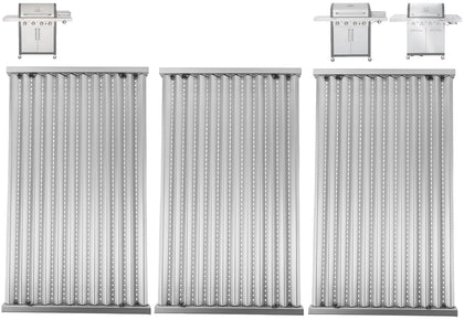 PETKAO G533-2200-W1 emitter plate top view showing stainless steel finish and even heat potential