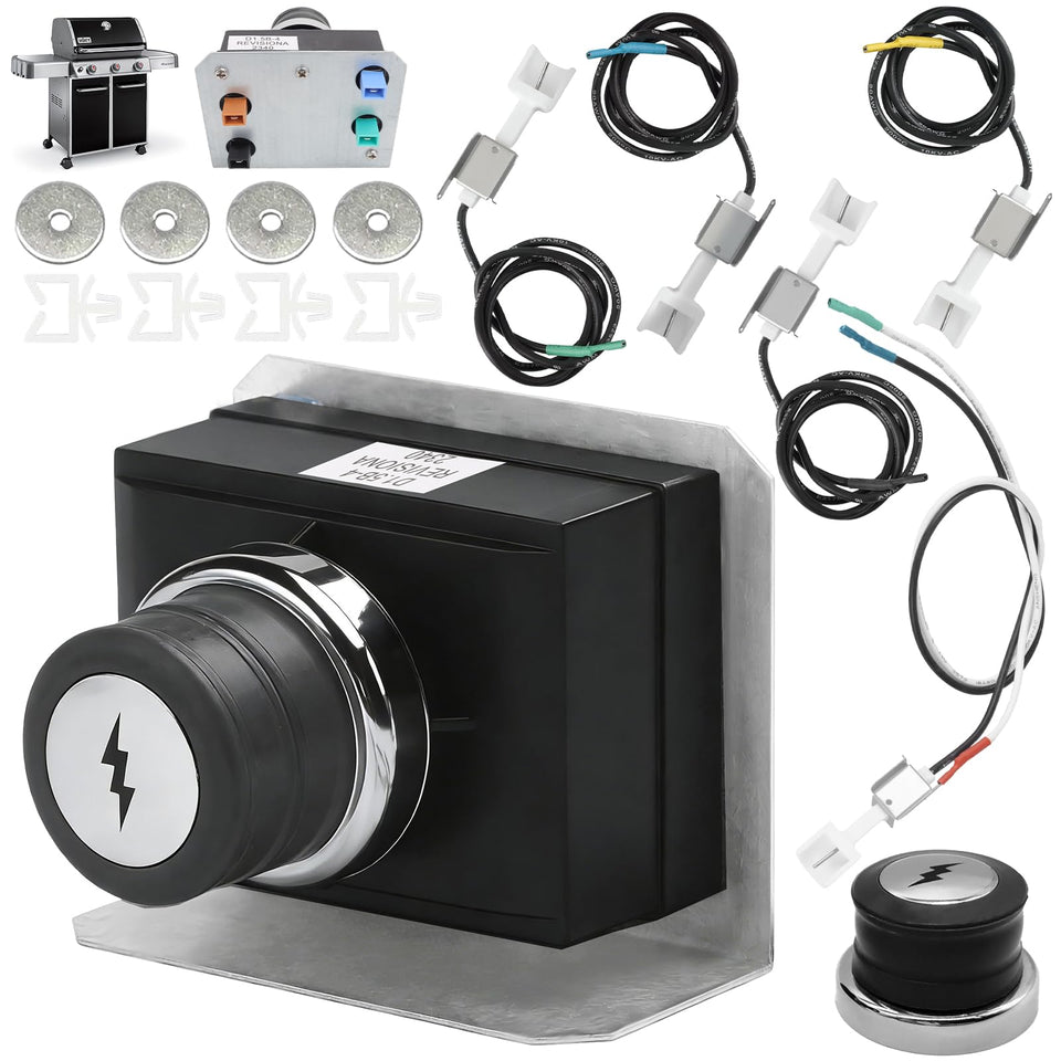 PETKAO Genesis Igniter Kit 4-outlet module for reliable Weber Genesis ignition.