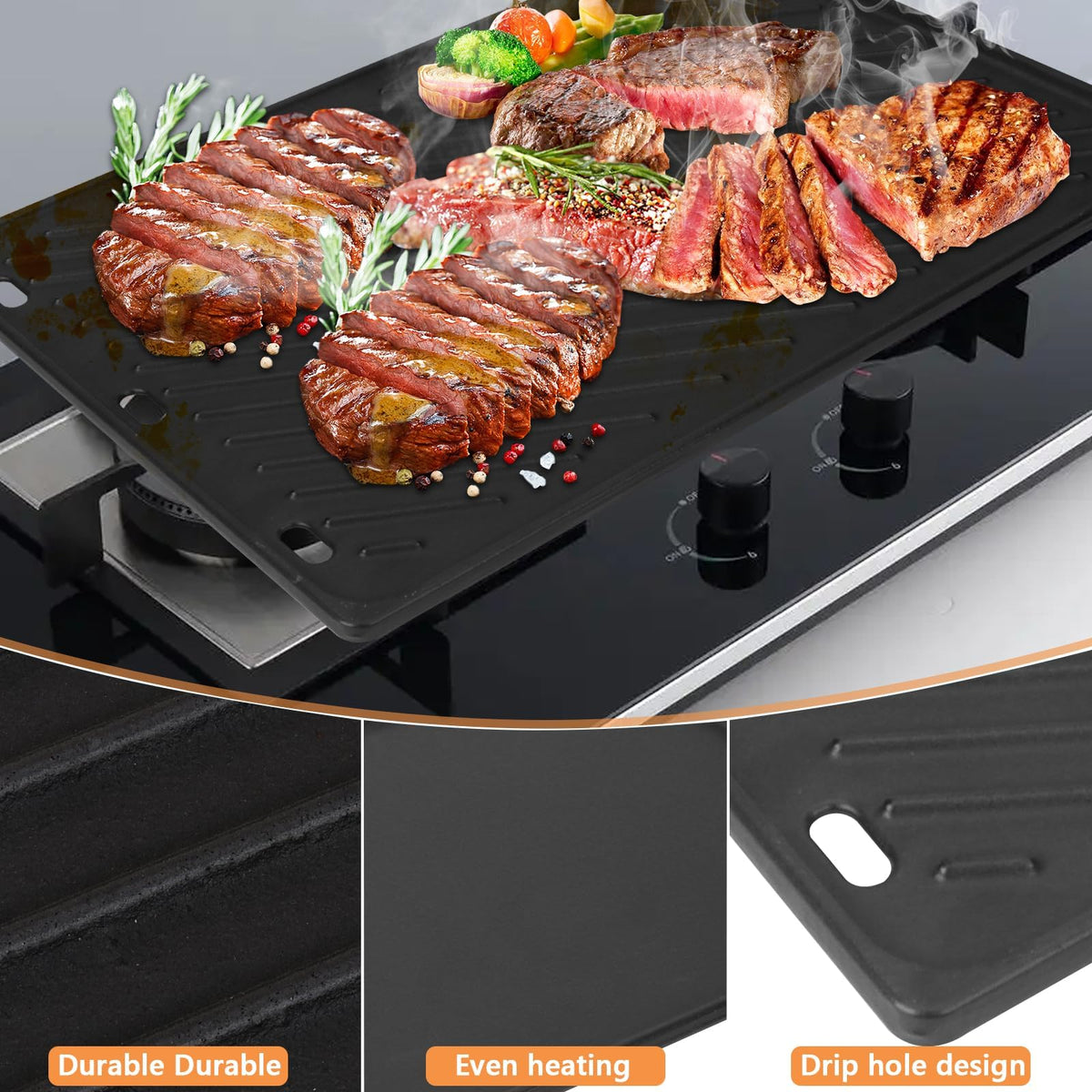 PETKAO Genesis II GS4 griddle large surface for family meals