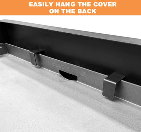 PETKAO griddle lid with two-handles enables easy lifting.