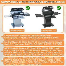 PETKAO grates fit Broilmaster D3 for durable performance and reliable high-heat searing.
