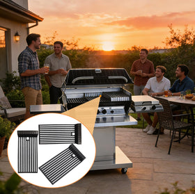 PETKAO G3-EXPN grates optimize heat zones for consistent cooking.