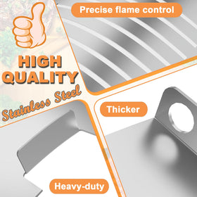 PETKAO heavy-duty steel construction ensures long-lasting grill parts