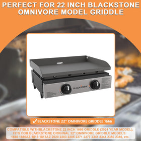 PETKAO hinged-lid assembly for Blackstone 22 inch griddle fits seamlessly