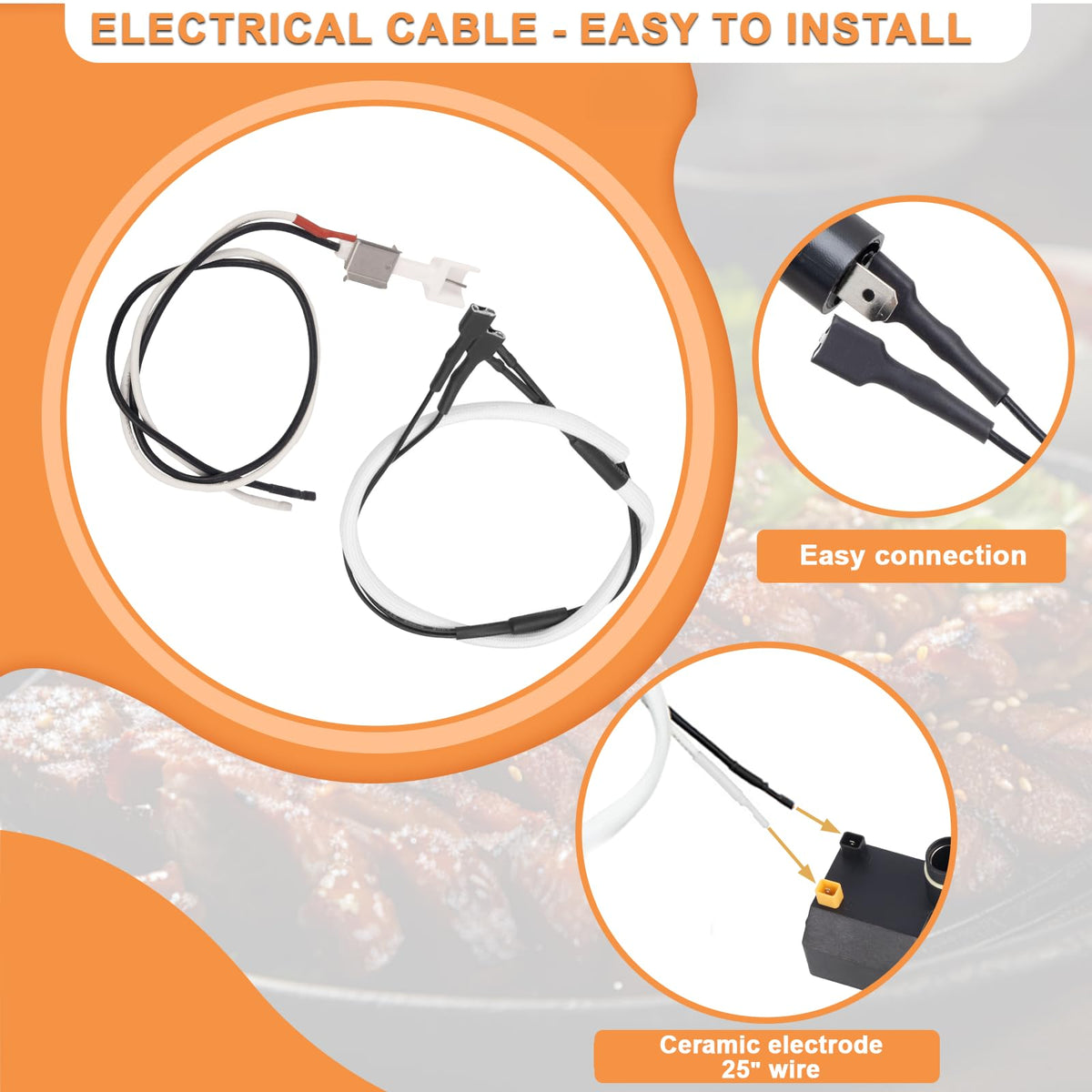 PETKAO lightning bolt logo ignition module aids quick identification and setup.