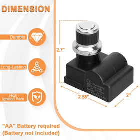 PETKAO Nexgrill DHL-128 igniter module close-up for reliable ignition.