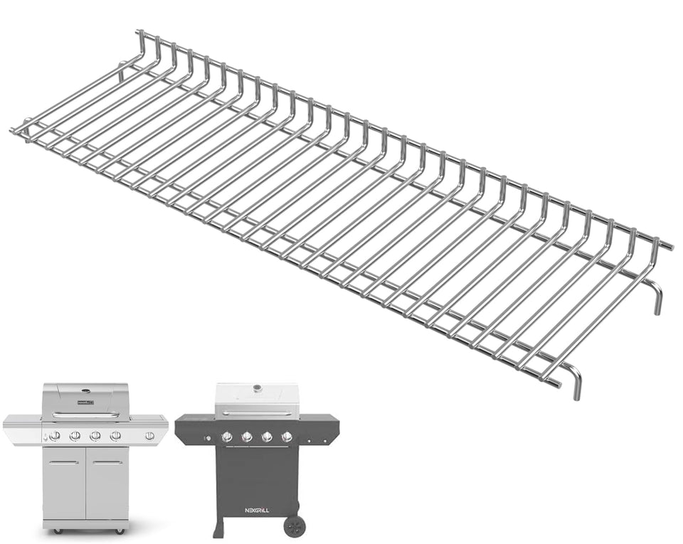 PETKAO Nexgrill warming rack for 720-0830H showing indirect cooking capability