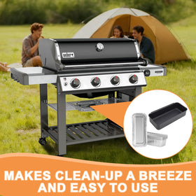 PETKAO packaging shows 10-pack liners ready for weekly grilling sessions.