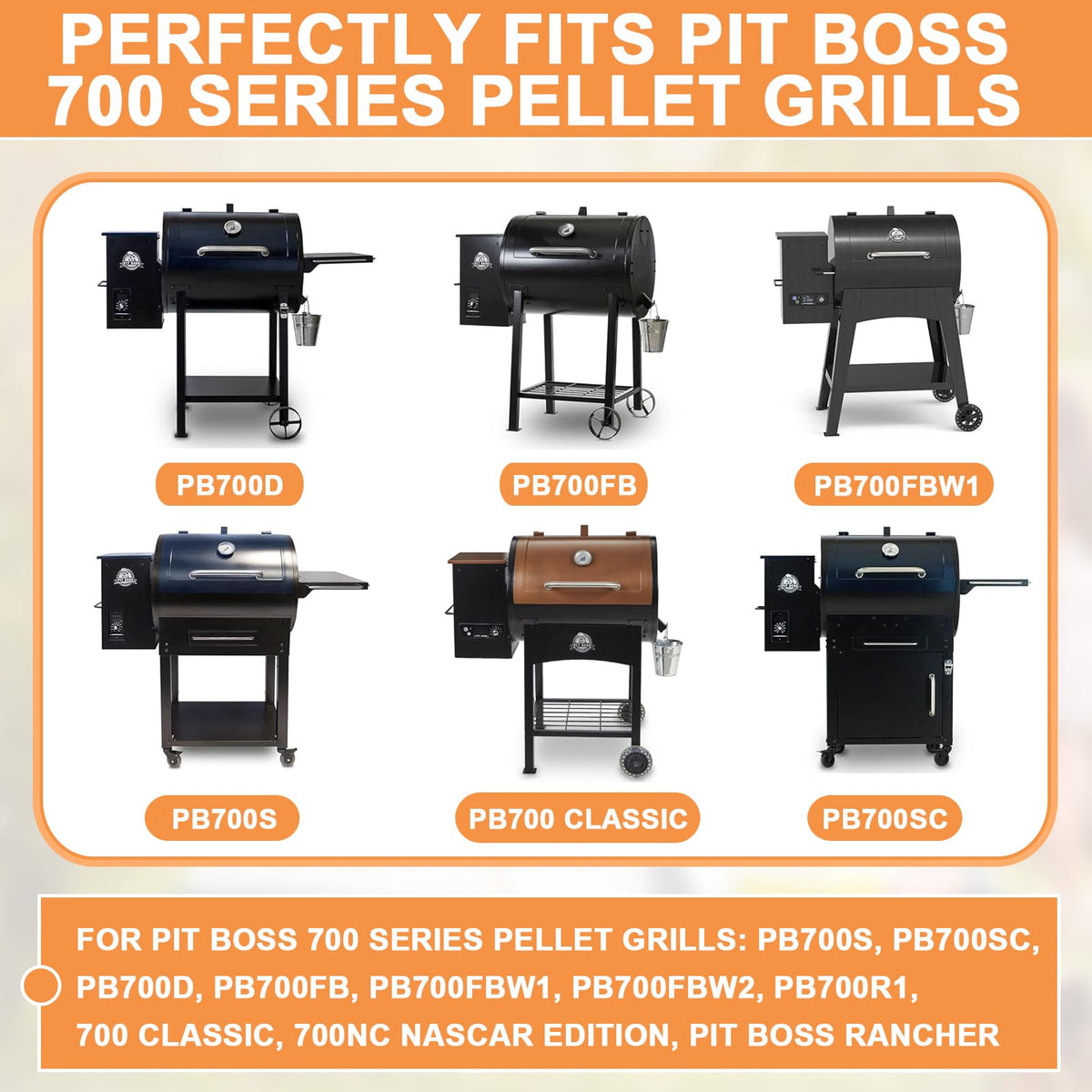 PETKAO pit boss 700-series parts pack for easy upgrades