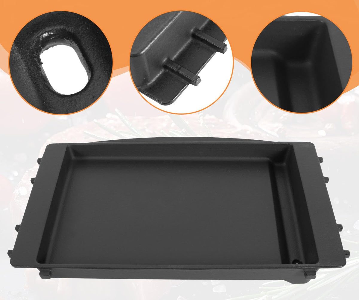 PETKAO 12-inch cooking surface covers most meals on Weber grills