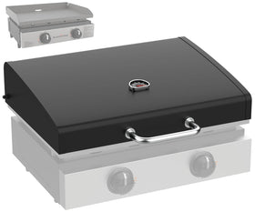 PETKAO upgrade griddle lid with thermometer for precise cooking on 22-inch Blackstone Omnivore