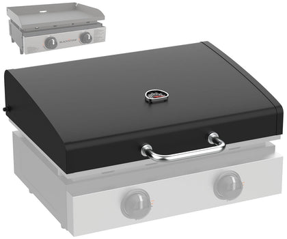 PETKAO upgrade griddle lid with thermometer for precise cooking on 22-inch Blackstone Omnivore